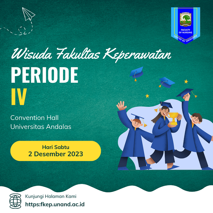 Wisuda VI Mahasiswa Fakultas Keperawatan Unand pada Sabtu, 2 Desember 2023